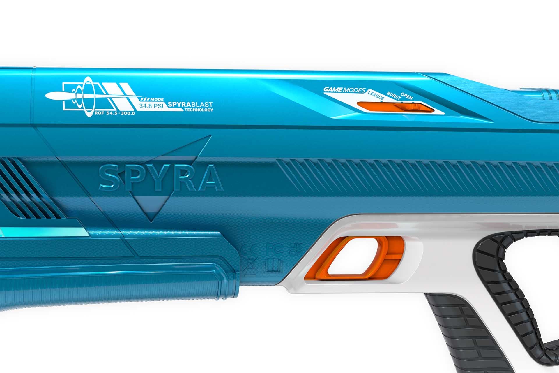 Spyra - Spyra TWO Blauw - Pistolet à eau électrique Pistolet à eau